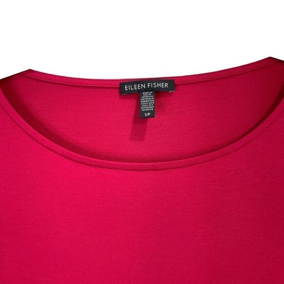 Eileen Fisher jersey tunic dress Sz S soft comfy lagenlook - Picture 3 of 6